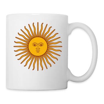 soleil - Mug blanc - blanc - Droite