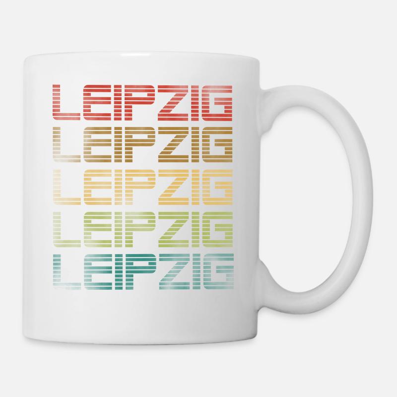 Leipzig - Used Look - Tasse - Weiß