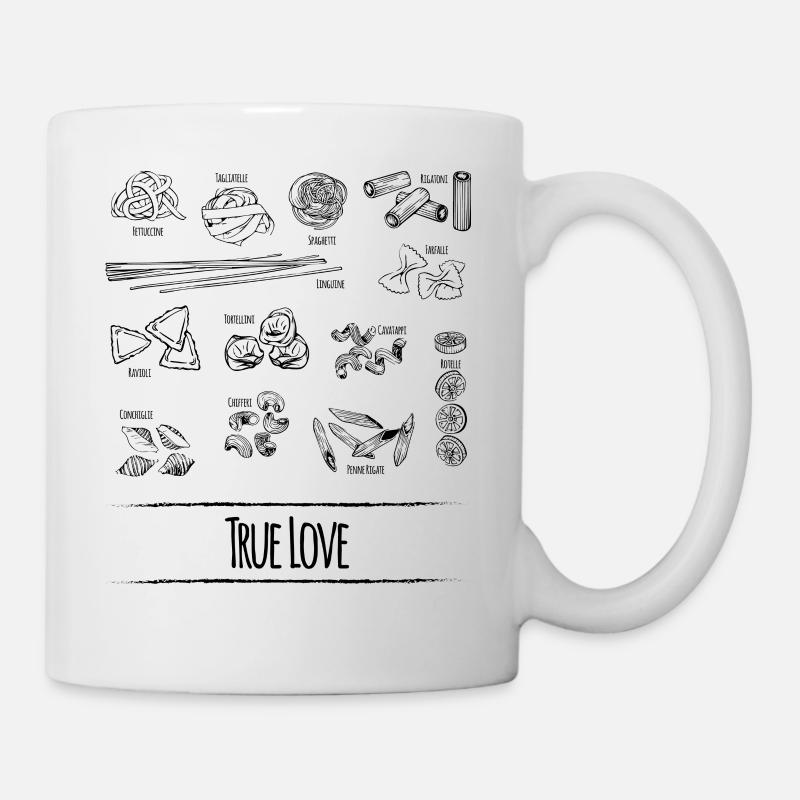 Pâtes - My True Love - Mug blanc - blanc