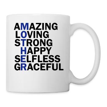 Funny mother day - mutter - Tasse - Weiß - Rechts