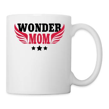 Wonder mom - mutter - Tasse - Weiß - Rechts