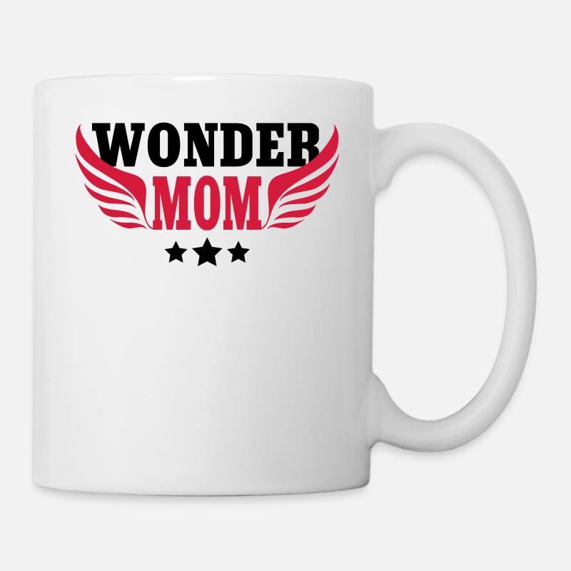 Wonder mom - mère - Mug blanc - blanc