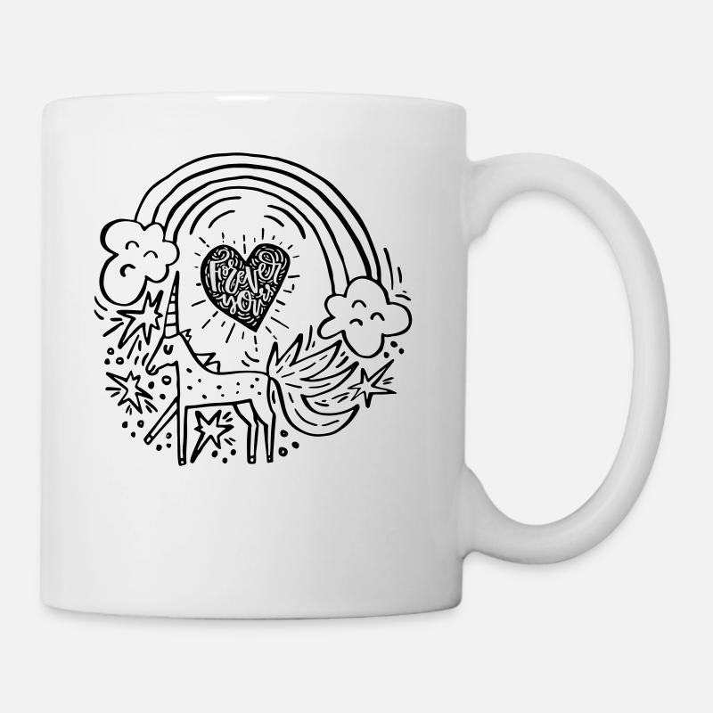 Licorneforeveryou - Tasse - Weiß
