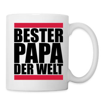 bester papa der welt - Tasse - Weiß - Rechts
