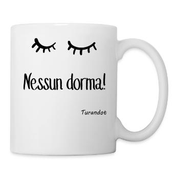 NO DORMA - Turandot - Opéra italien - Mug blanc - blanc - Droite