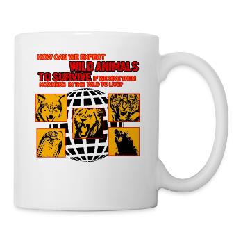 Wild Animals to Survive ! - Tasse - Weiß - Rechts