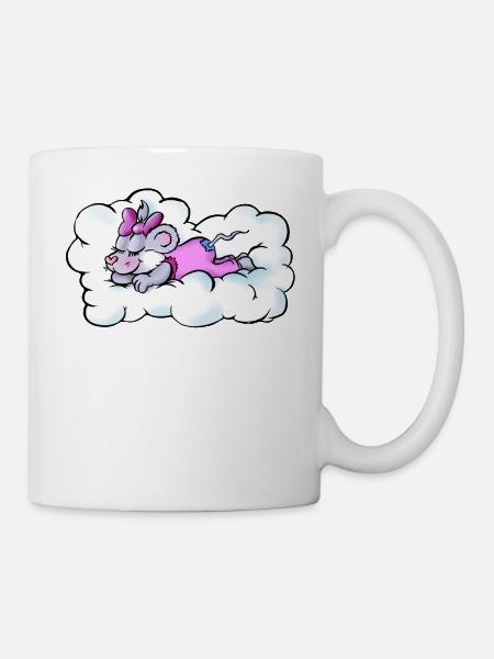 clouds mouse - Mug - white