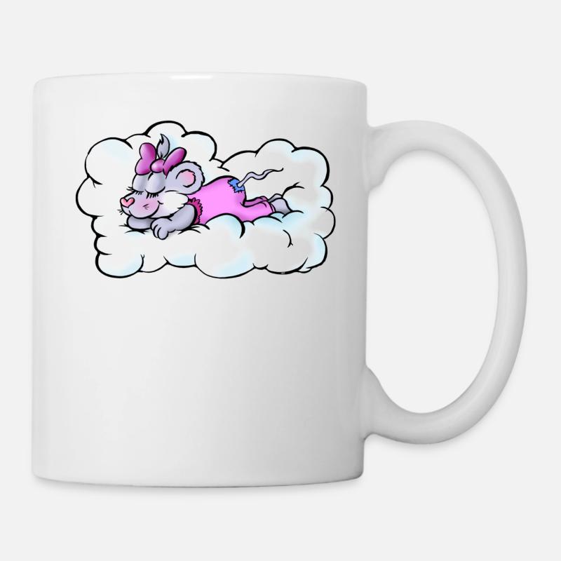 clouds mouse - Mug - white