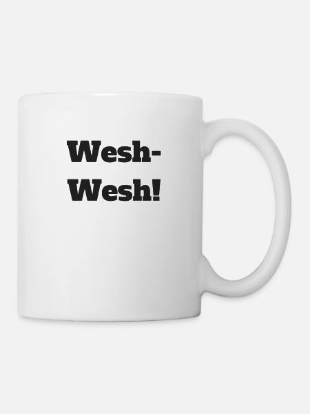 wesh wesh - Mug blanc - blanc