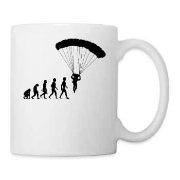saut en parachute glider1 parapente parachute - Mug blanc - blanc - Droite