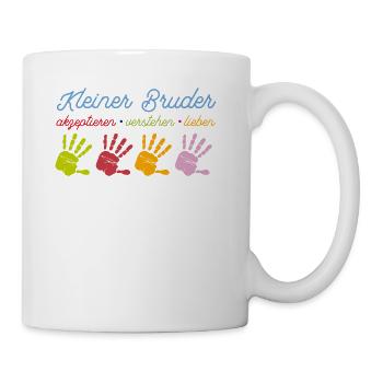 Kleiner Bruder T-Shirt - Tasse - Weiß - Rechts