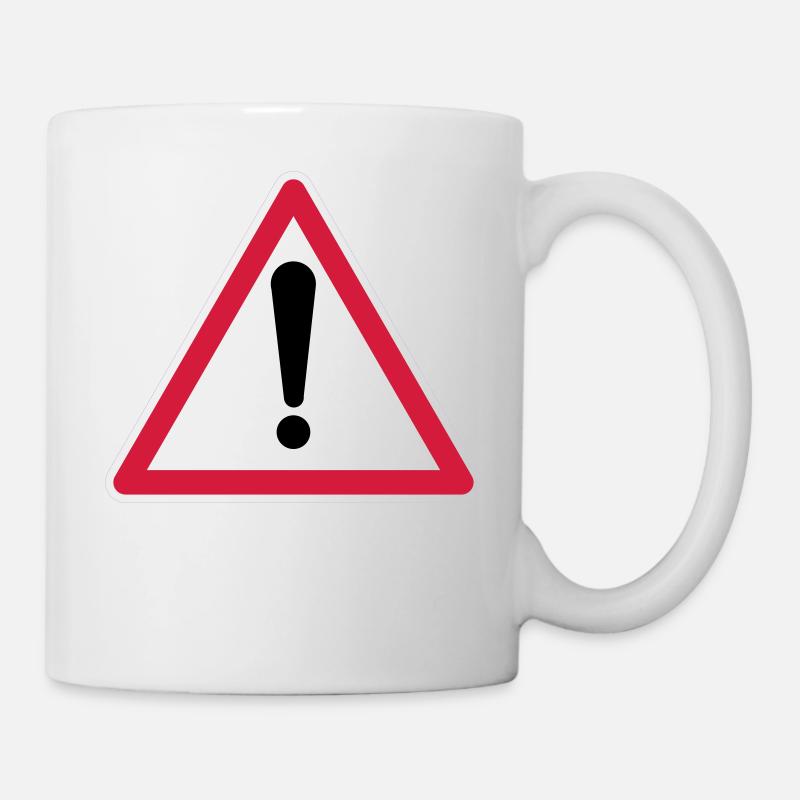 Attention! - Mug blanc - blanc