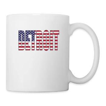 DETROIT USA - Mug blanc - blanc - Droite