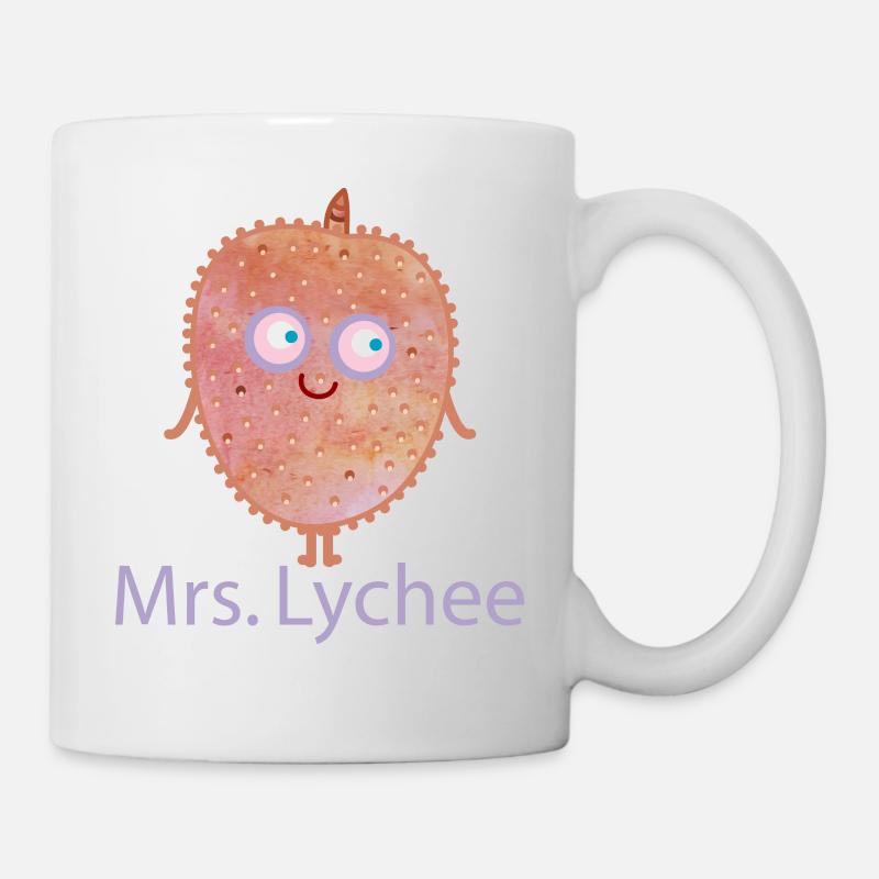 Mme Litchi - Mug blanc - blanc