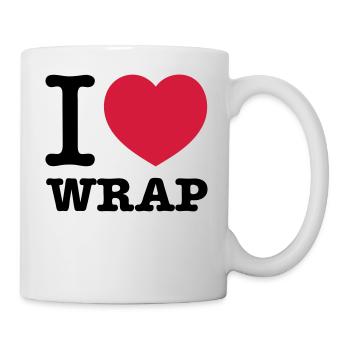 I love wrap - Mug - white - Right