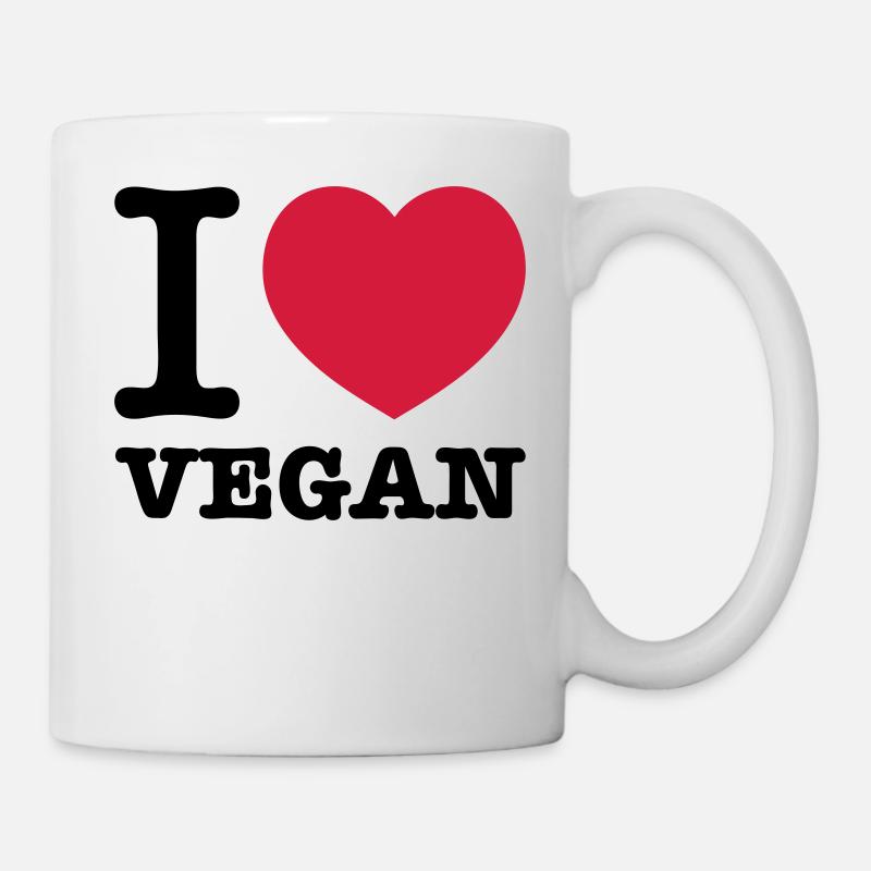 J'adore Vegan - Mug blanc - blanc