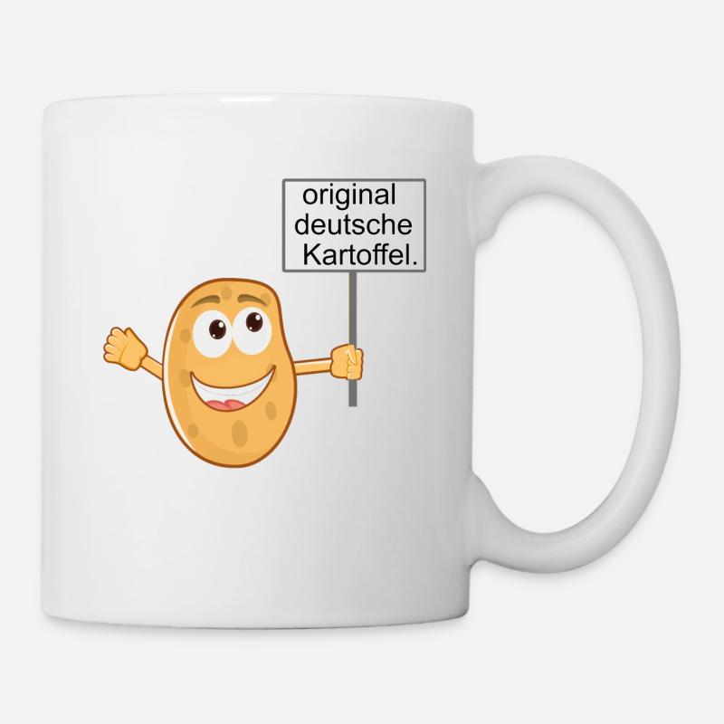 Deutsche Kartoffel - Tasse - Weiß
