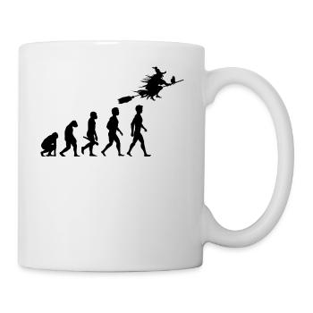 sorcière, sorcellerie, sorcière balai de sorcière magie zaubern4 - Mug blanc - blanc - Droite
