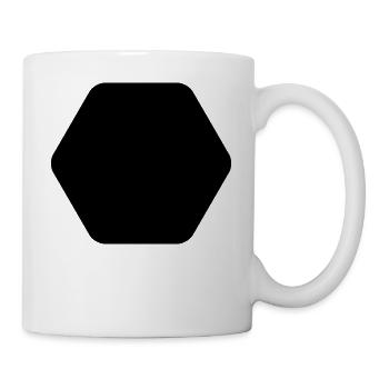 CLEAN SHAPES SHAPES - Mug blanc - blanc - Droite