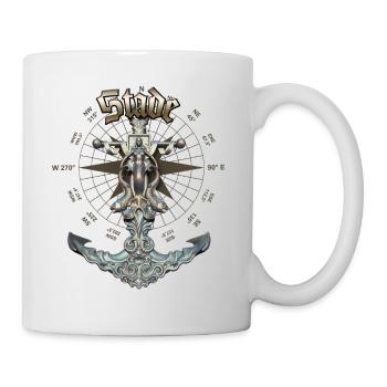 Stade Anchor Nautical Sailing Boat Summer - Tasse - Weiß - Rechts