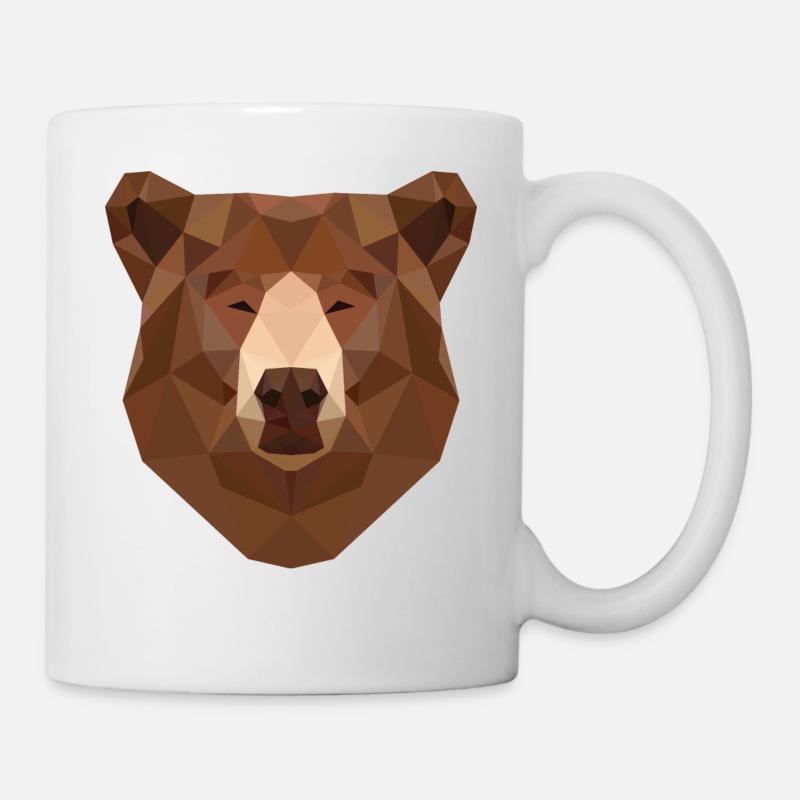 bear Head - Mug blanc - blanc