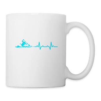 Heartbeats Canoe Sports T-shirt - Mug - white - Right