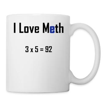 i love meth - Mug - white - Right