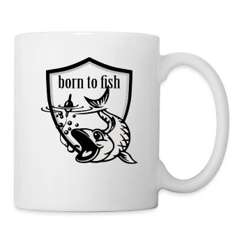 angler - Tasse - Weiß - Rechts