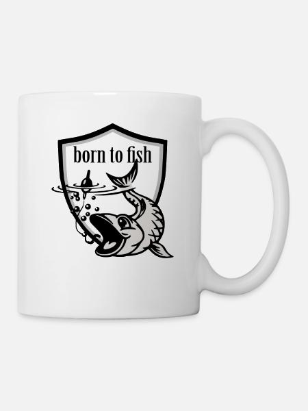 angler - Tasse - Weiß