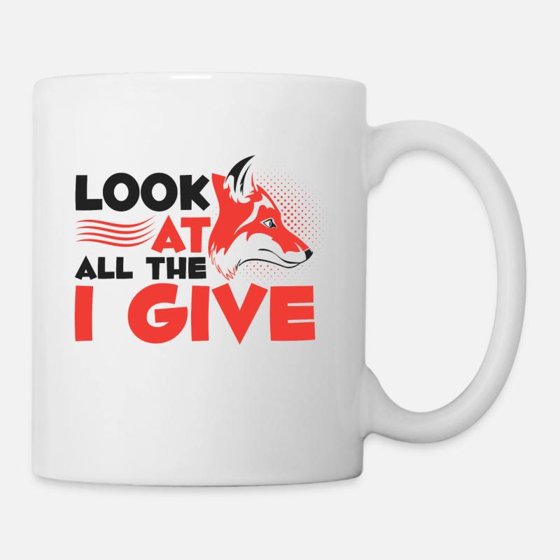 Der Hübsche Fuchs - Tasse - Weiß
