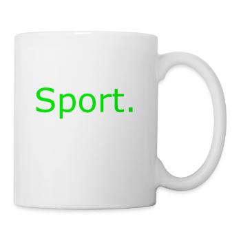 Sport - Tasse - Weiß - Rechts