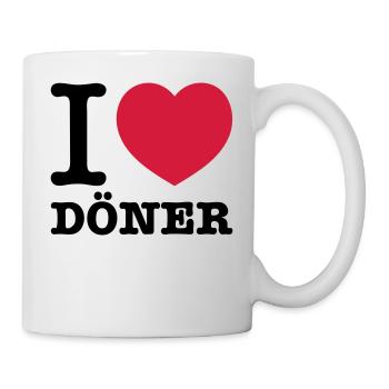 I LOVE DÖNER - Tasse - Weiß - Rechts