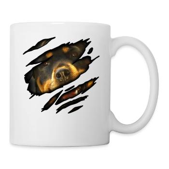Rottweiler in me - Mug - white - Right