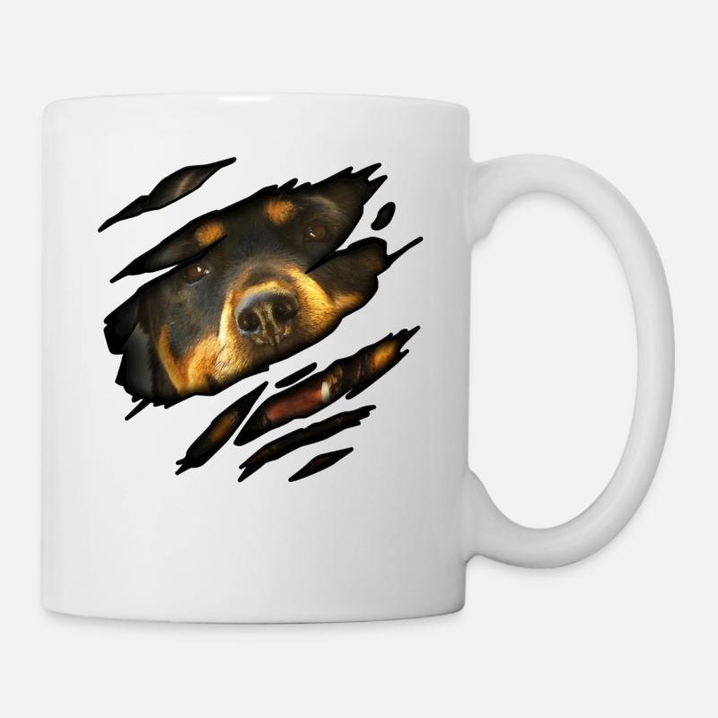Rottweiler in mir - Tasse - Weiß