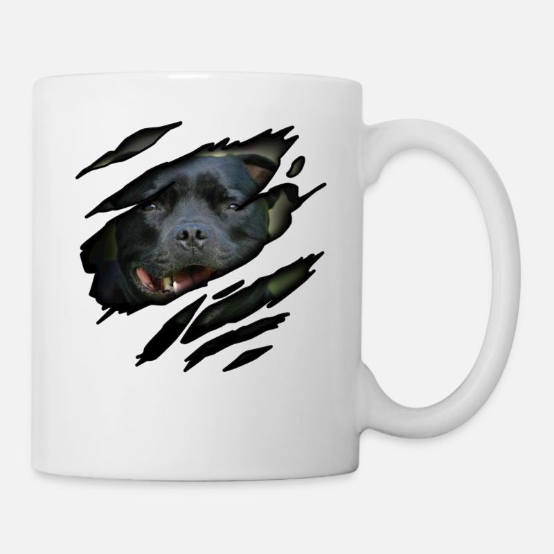 Staffordshire Bull Terrier - Mug - white