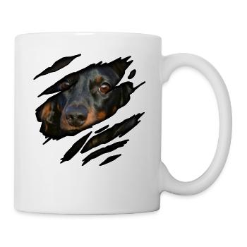 Dachshund in me - Mug - white - Right