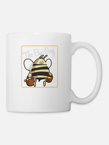 the bee guy - Tasse - Weiß