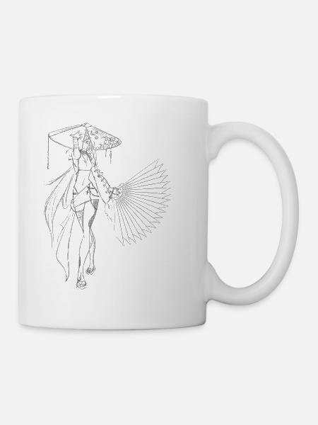 schwarz Mio. - Tasse - Weiß