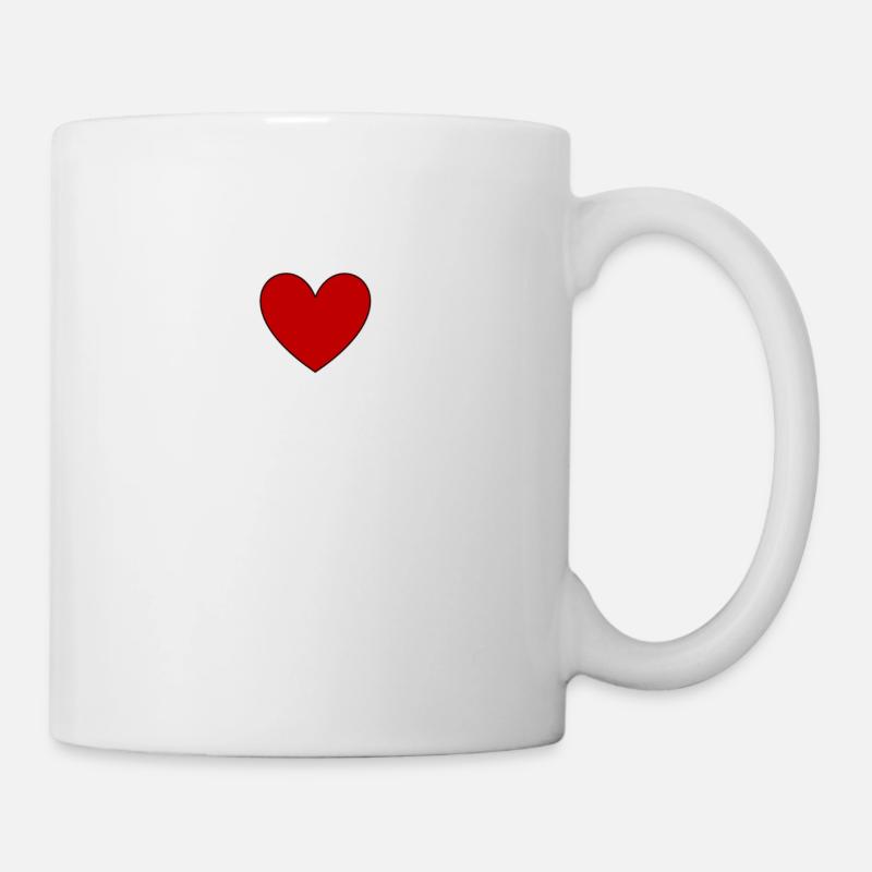 Herz - Tasse - Weiß