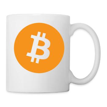 Bitcoin Logo - Mug blanc - blanc - Droite