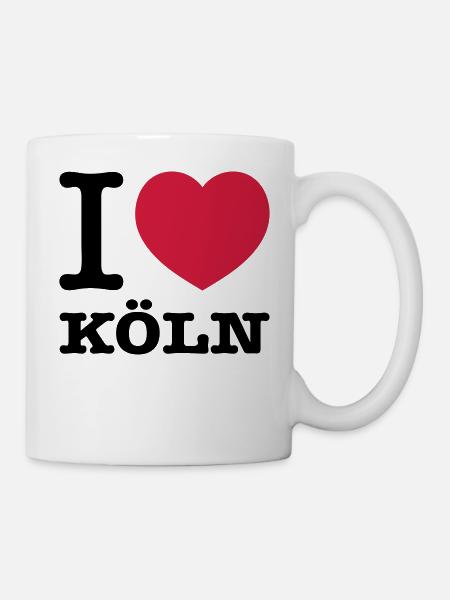 I love Köln - Tasse - Weiß