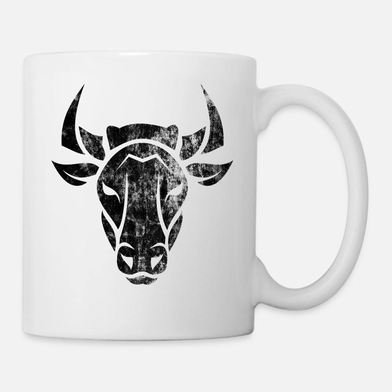 Bull's head bullhead - Mug - white