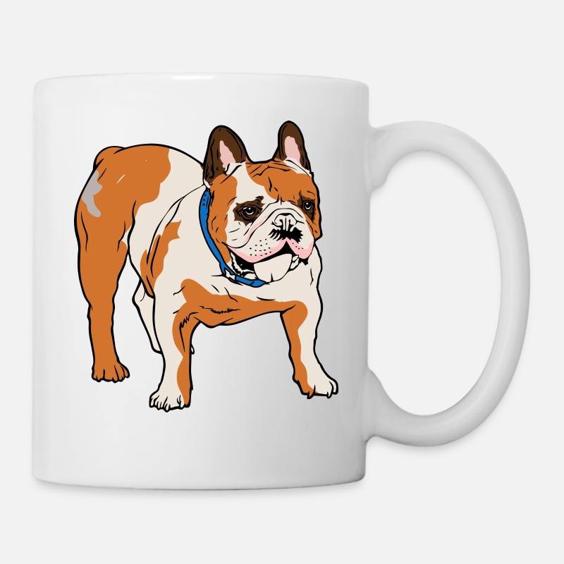 Idée cadeau de chien de bouledogue chien - Mug blanc - blanc