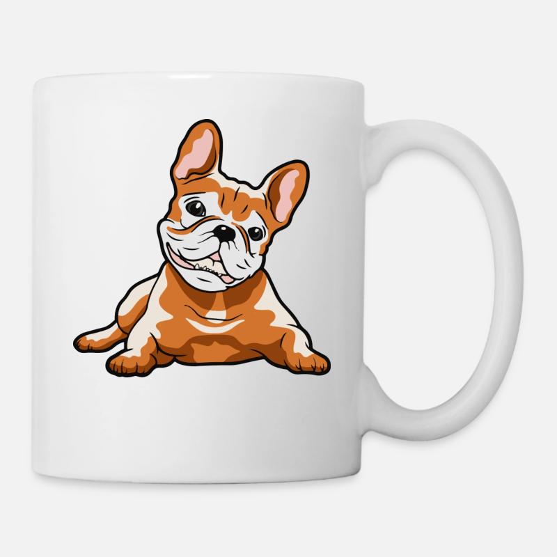 Idée de bouledogue français chien chien cadeau - Mug blanc - blanc
