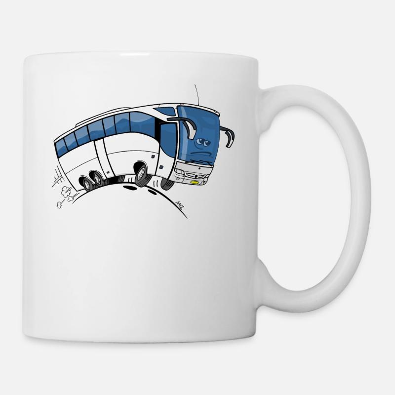 0711 Bus - Tasse - Weiß