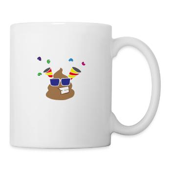 Party Pooper zum Geburtstag - Tasse - Weiß - Rechts