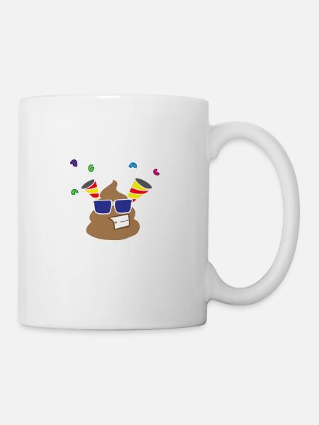 Party Pooper zum Geburtstag - Tasse - Weiß