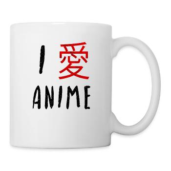 J'adore caractère Anime Japon Ai idée cadeau bande dessinée - Mug blanc - blanc - Droite