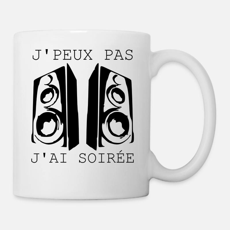 J'peux pas j'ai soirée - Mug blanc - blanc