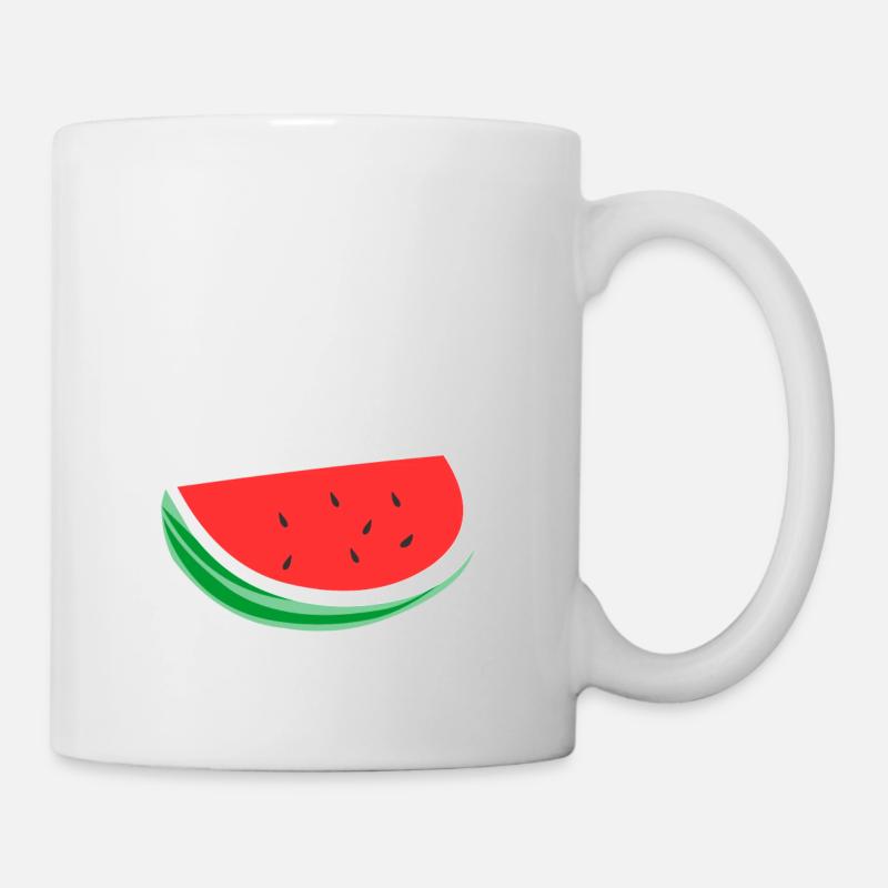 Ich habe eine Wassermelone getragen / Geschenk - Tasse - Weiß